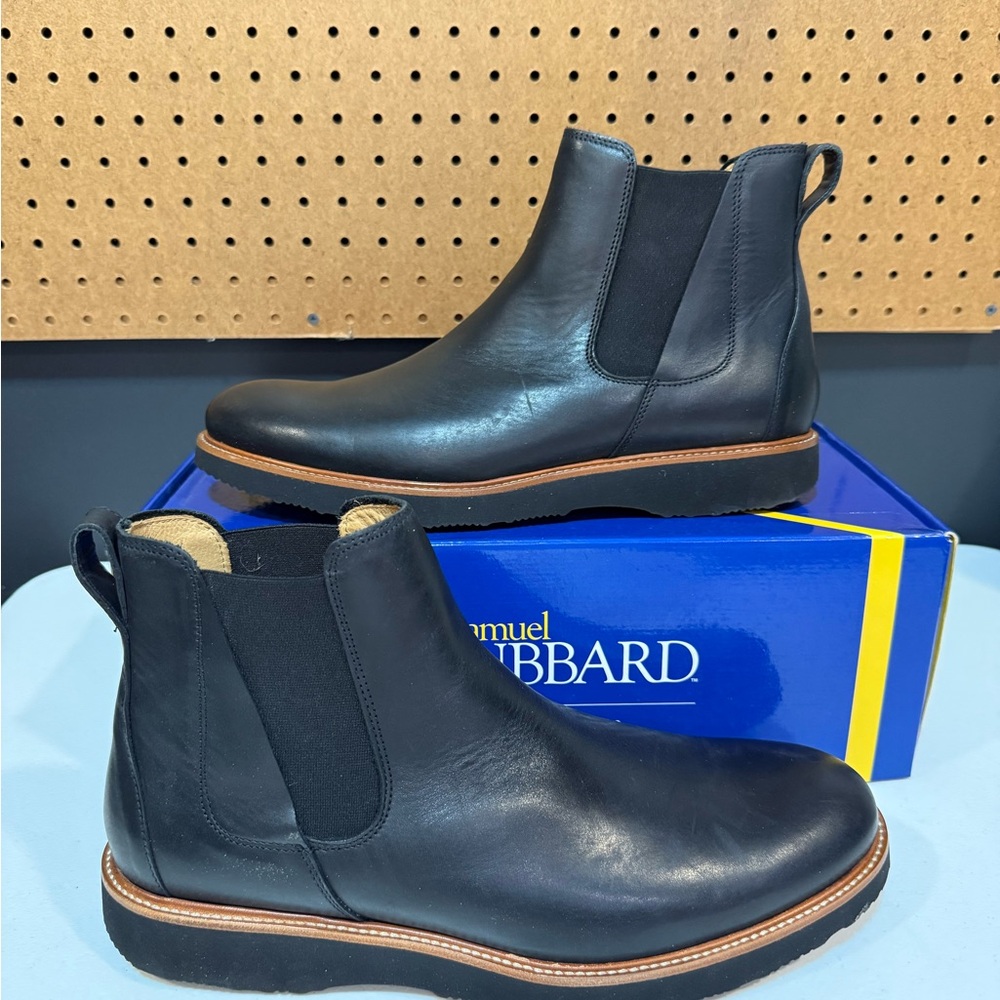 Samuel Hubbard Men’s Black Leather Chelsea Boots